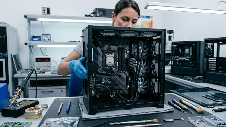 Montagem de PC gamer em Ubatuba: como funciona e por que não montar sozinho sem suporte técnico 1 Montagem de PC gamer MJ Soluções Ubatuba