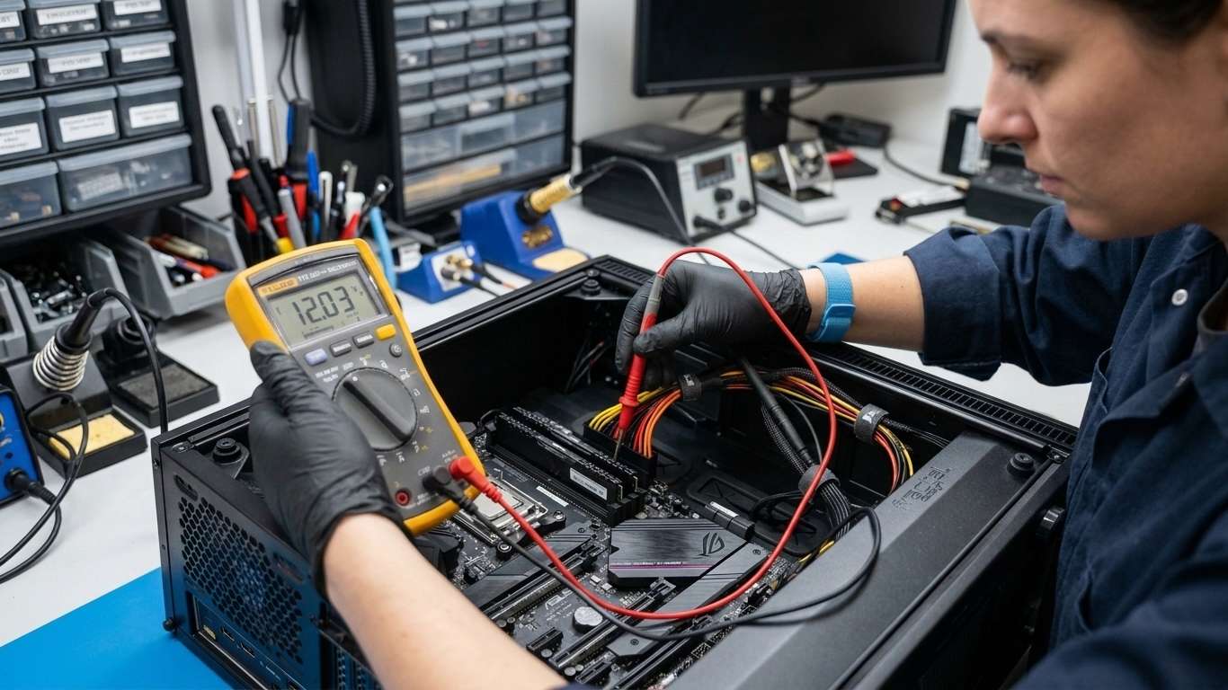 como saber se a fonte do pc est&aacute; ruim