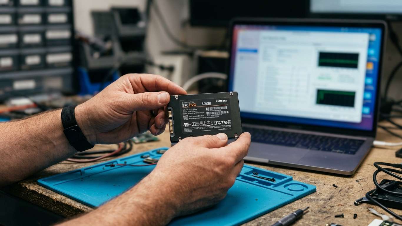 SSD com defeito